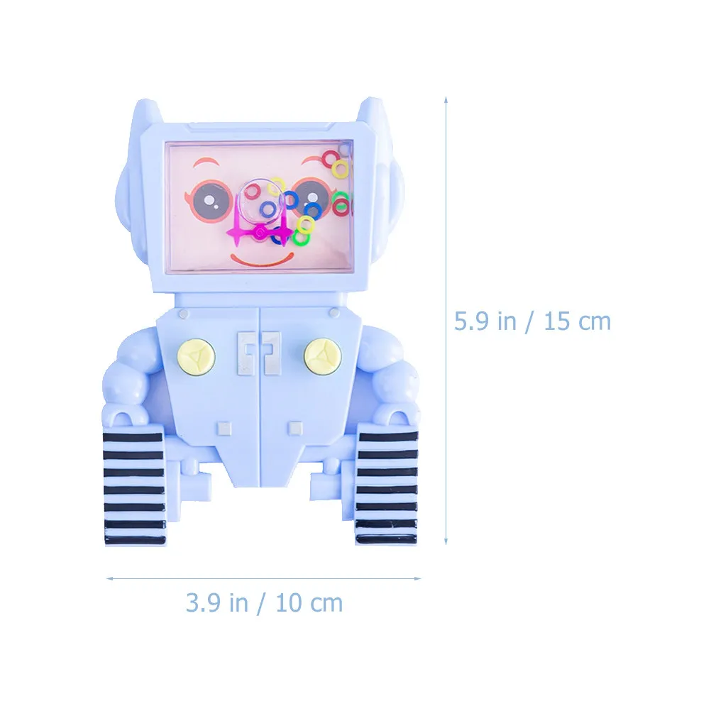 4Pcs Robot-Style Water Toss Ring Game for Kids – Interactive Bath Time Toy, Safe Premium Plastic Birthday Gift