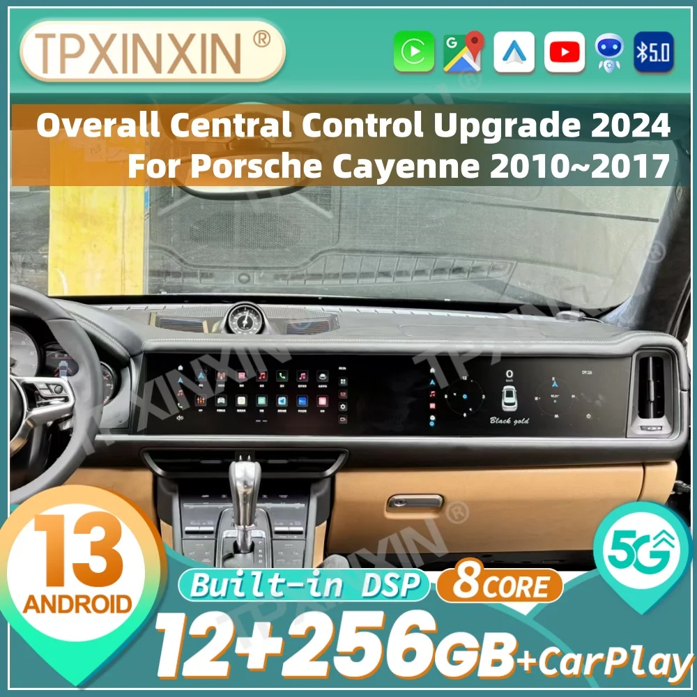 Overall central control upgrade 2024 For Porsche Cayenne 2010~2017 Android Car Radio Automotive Multimedia Player GPS Navigation