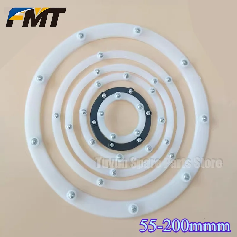 Plastic turntable Rotate the base rolling rubber ring Ball turntable base   55-200mmm