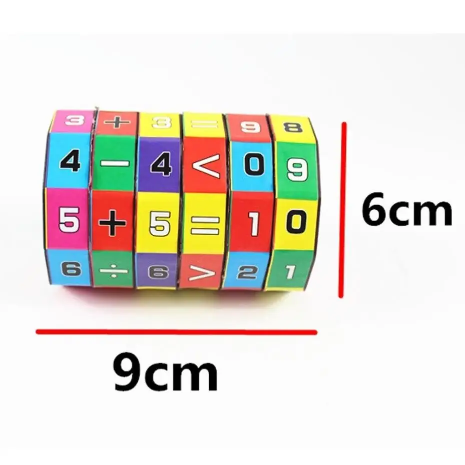 New Children Kids Mathematics Numbers Toy Hand Spinner Puzzle Game Gift Children Intelligent Digital Cube Math