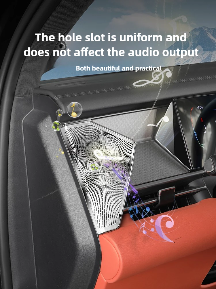 

For BYD Sealion 8 Tang L Dmi Car Dashboard Both Sides Horn Protection Cover Anti-Scratch Instrument Panel Audio Cover Stickers