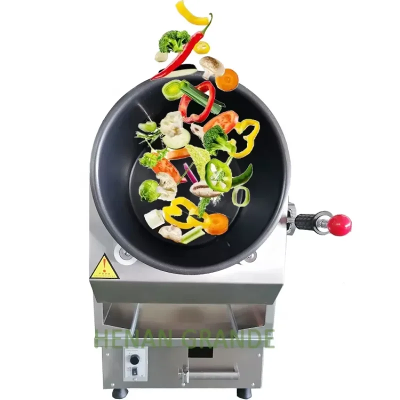 Fast Food Restaurant Electric Gas Automatic Fried Rice Wok Intelligent Stir Fry Cooking Robot Commercial Cooking Machine