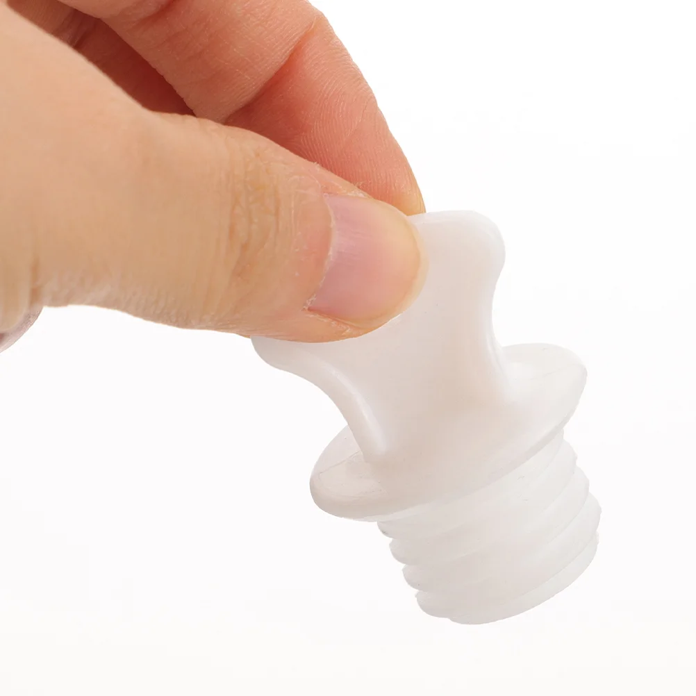 Small Hot Bag Stopper Water Bottle Lid Spiral Plug Replacement White Rubber Stoppers