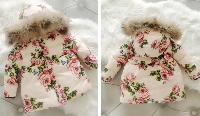 winter hooded children's long cotton jacket s parka girl down jackets child thicken outerwear boy duck down jackets parka