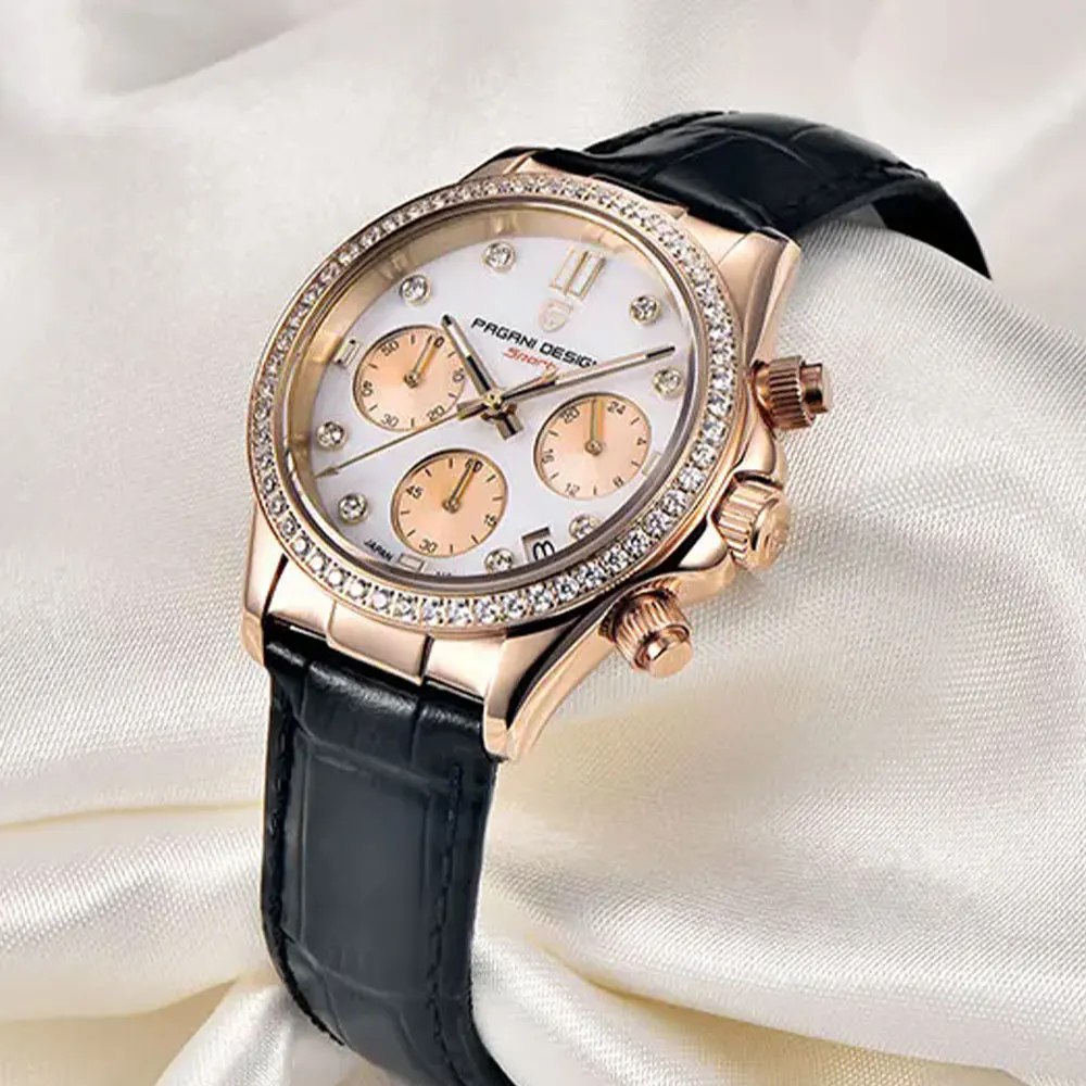 

Часы PAGANI DESIGN 1730, модные многофункциональные кварцевые хронографы, роскошные наручные часы с сапфировым стеклом, изысканная подарочная упаковка.