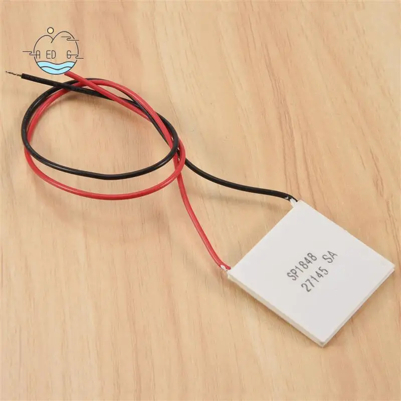AED6-Thermoelectric Peltier Module, High Temperature Thermoelectric Power Generator Peltier TEG 150Celsius,White 40X40mm
