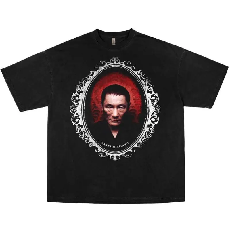 

Takeshi Kitano T Shirt Size Xl Black Brother Hanabi Outrage Rare From Japan New