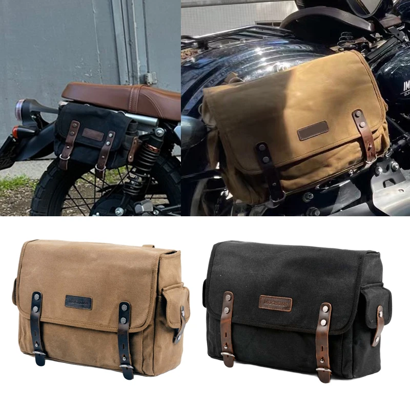 

Большая мотоциклетная седельная сумка, универсальная боковая сумка со съемной водонепроницаемой внутренней сумкой, дорожный мотоциклетный багаж