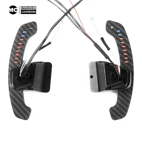 LED steering wheel shift paddles For VW Golf 8 MK8 GTI R R line 2021 2022 2023 2024 2025 Magnetic Shift Paddles