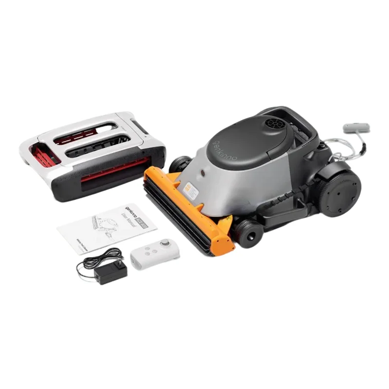 

Automatic Wireless Plastic Pool Cleaning Robot For Outdoor Pools Bottom Cleaning With Automatic Suction