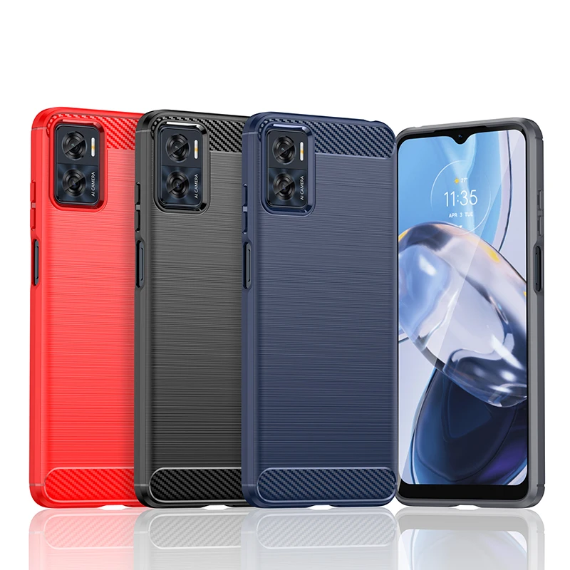 Stoßfeste Schutzhülle für Motorola E13 E22 E22i. Weiche Hüllen