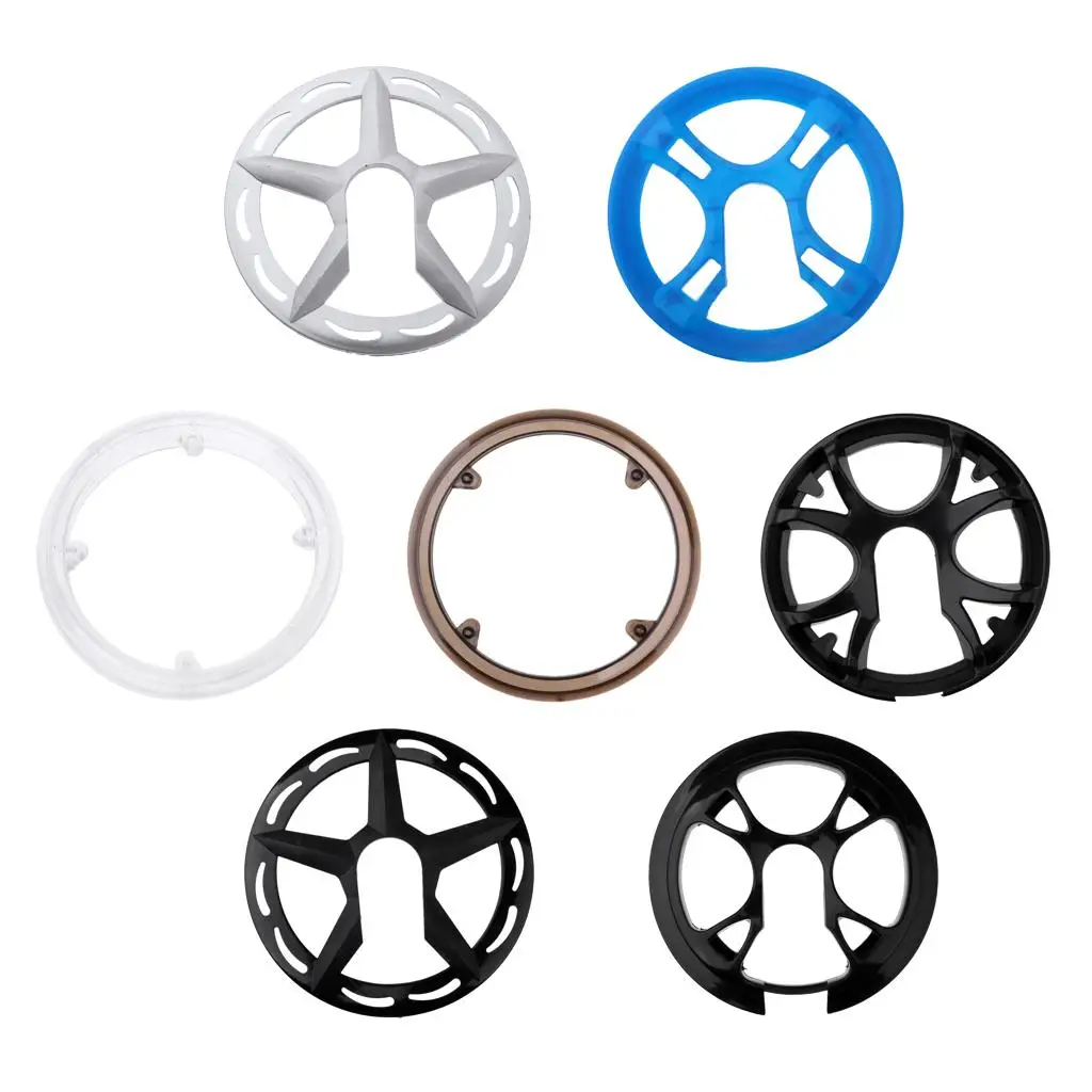 4/5- Hole Plastic Bike Cranksets Guard Protector Cover Accessories