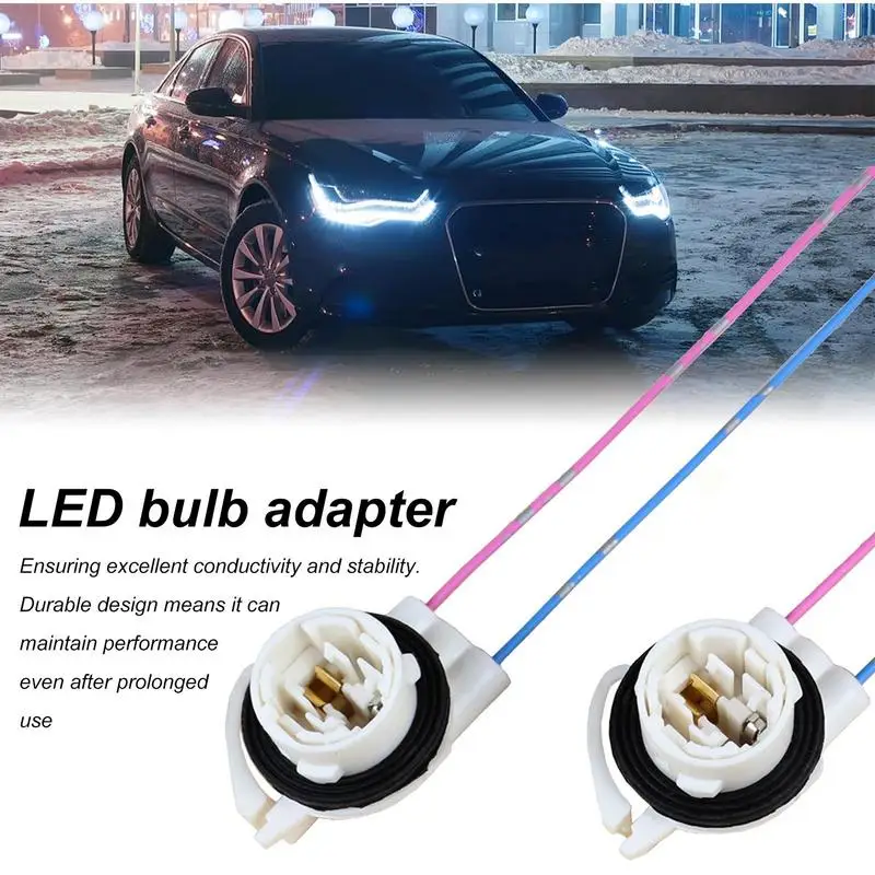 Front Turn Light Bulb Plug Socket Car Accessories Led Bulb Adapters Excellent Conductivity Light Socket For Enhanced Performance