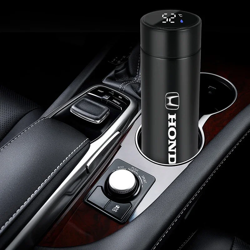 Intelligent Stainless Steel Thermos Temperature Display Smart Water Bottle For Honda VFR800 Accord Odyssey CBR300RR CBR1000RR