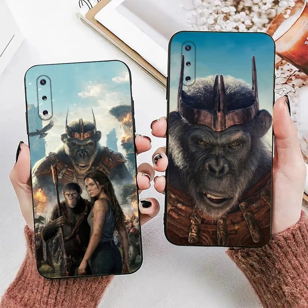 P-Planet of the A-Apes Phone Case For Samsung Galaxy A13,A21s,A22,A31,A32,A52,A53,A71,A80,A91 Soft Black Phone Cover