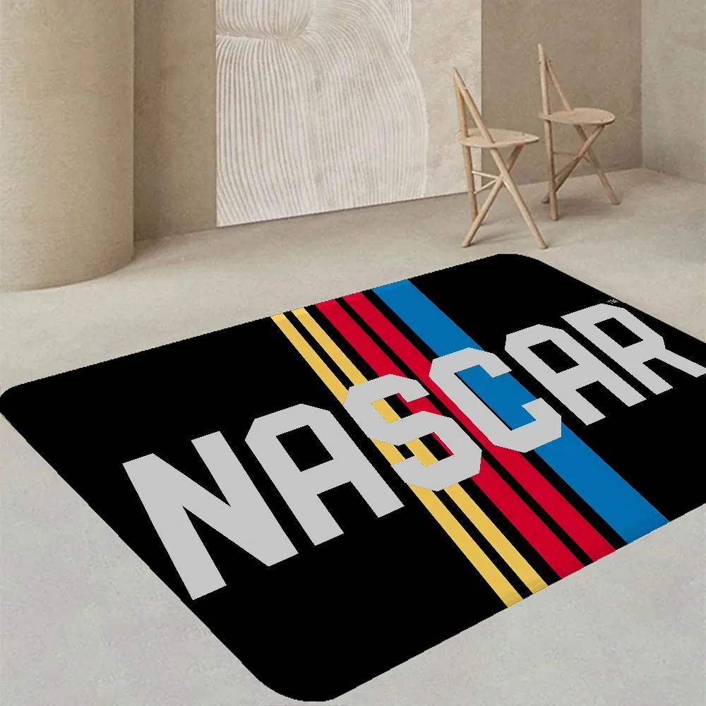 N-NASCARS Racing Car Hallway Carpet Retro Multiple Choice Living Room Kitchen Rug Non-Slip Welcome Rug