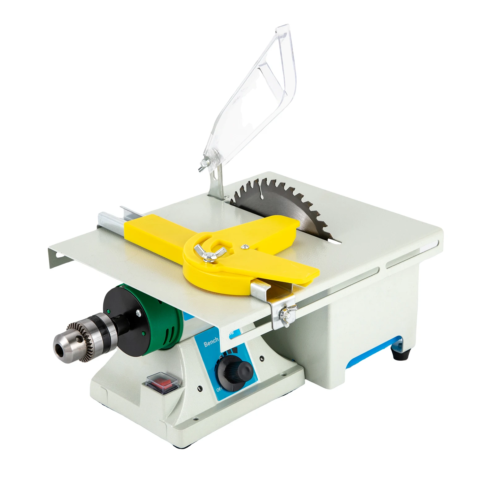 

Table Saw 5-in-1 Bench Grinder – 750W Copper Motor, 6" Saw Blades, Adjustable Speed