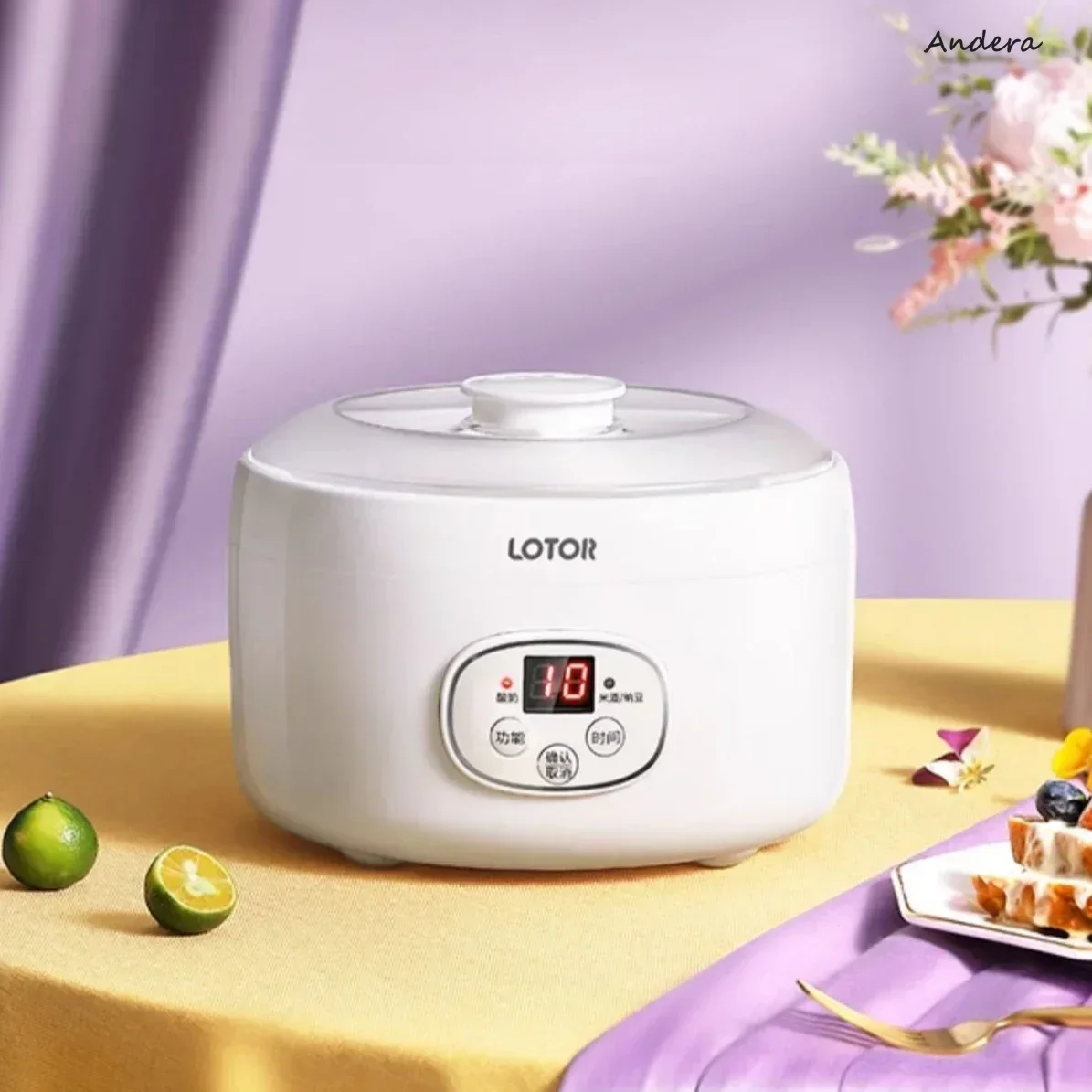 

Household Small Fully Automatic Yogurt Machine with Glass Liner for Homemade Fermented Rice Wine and Natto