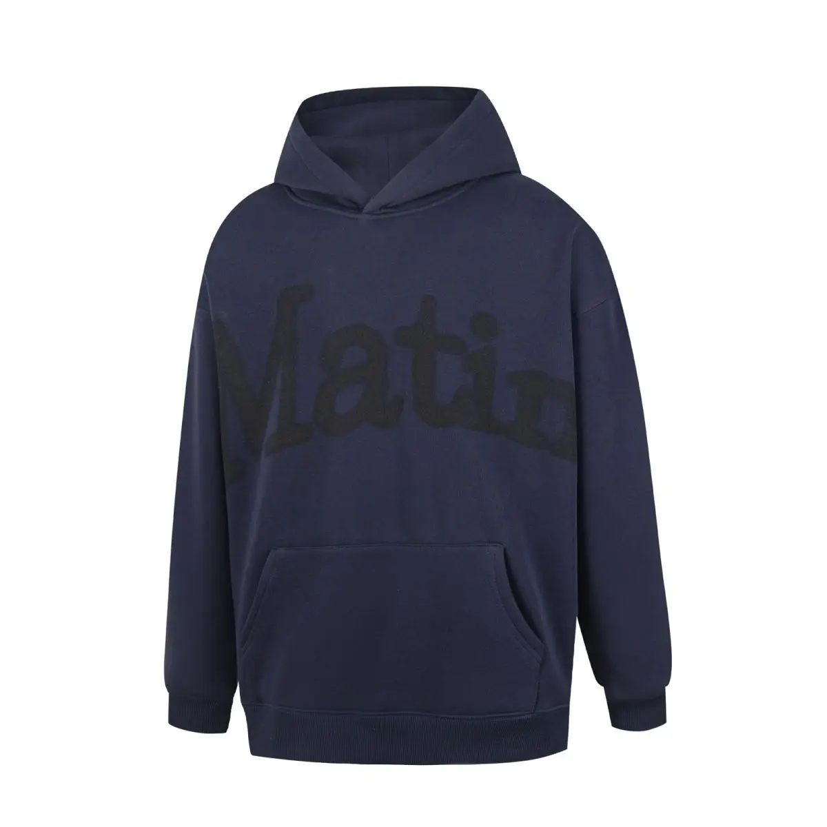 Hot Matin Kim Korean Style Autumn Winter New Classic Big Letter Oversized Hoodie Unisex Couple Matching Casual Top