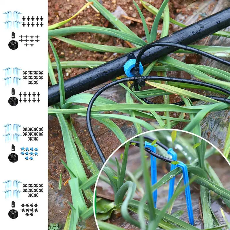 Drip Irrigation Parts Adjustable Automatic Drip Irrigation Kits Automatic Drippers For Outdoor Greenhouse Patio Farm Farmland