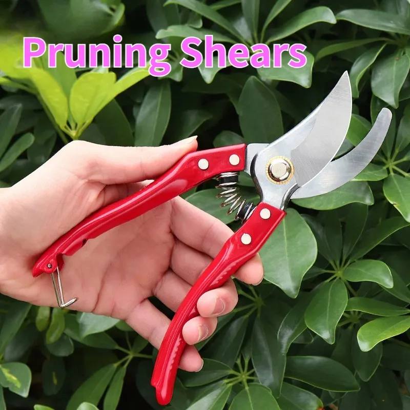 1Pc Heavy‑Duty Horticultural Pruning Shears SK5 Steel for Floral Cutting Tree Branch Trimming Fruit Picking Garden Tools
