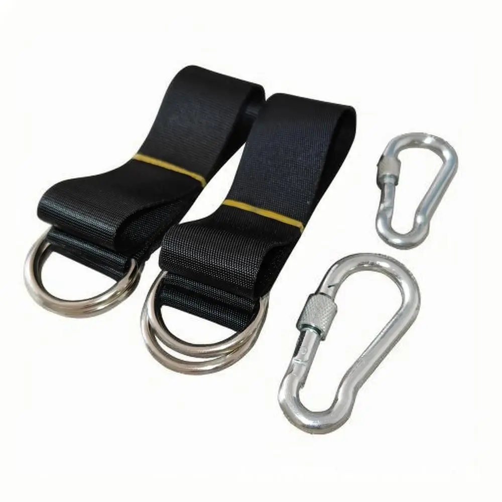 Nylon Strap Tree Swing Straps Large Bearing Load Single Layer Special Tree Tie Rope Reinforced Steel Rings Multi-functional