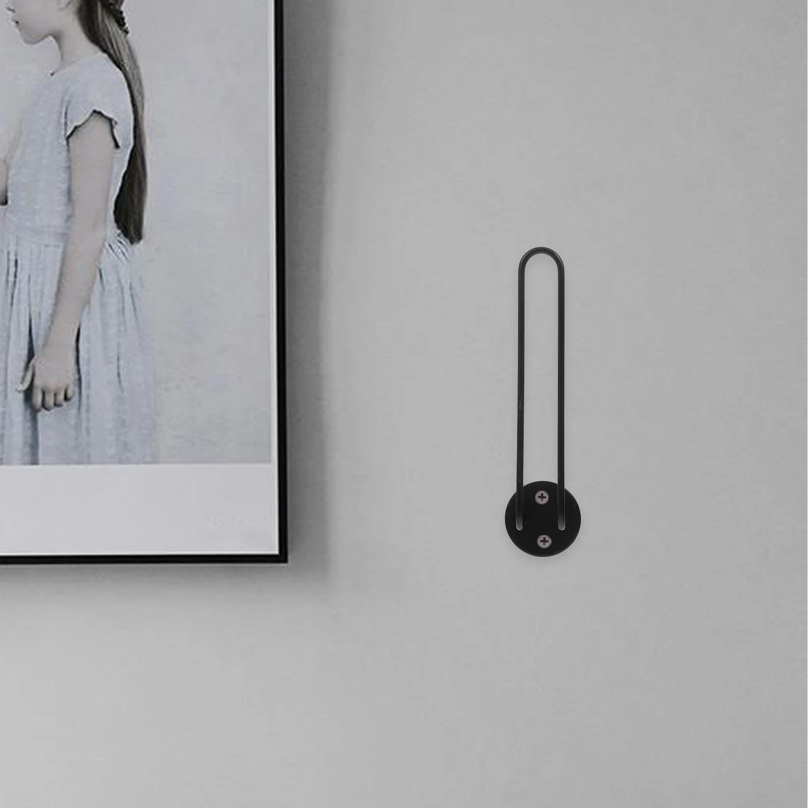 

Wall Mount Hat Rack for Baseball Caps Black Metal Stainless Steel Wire Frame Easy Install Closet Storage Solution Hat