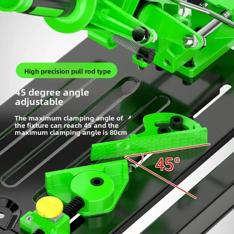 Кронштейн для угловой шлифовальной машины, рулевой стержень, фиксированная многоцелевая шлифовальная машина, модифицированный небольшой отрезной станок, производитель, оптовая продажа, алюминий