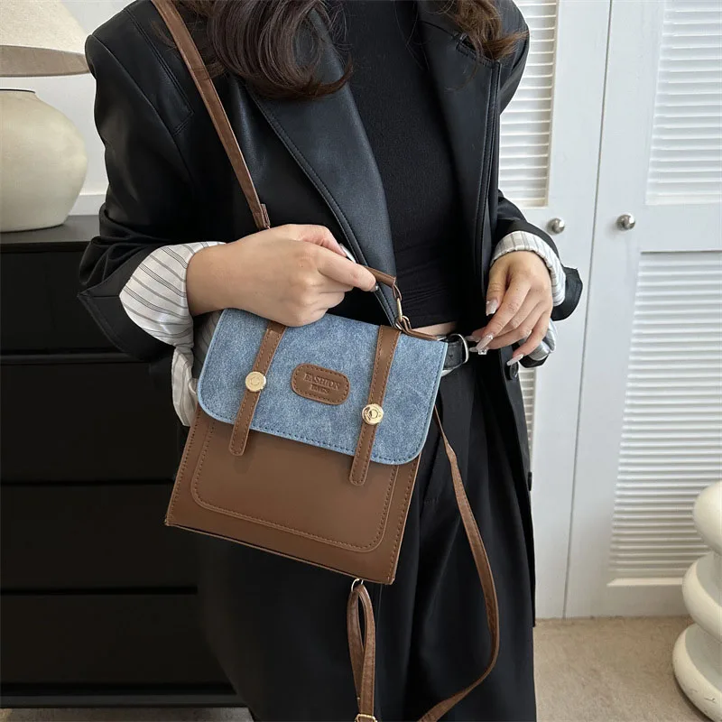 Ransel wanita laris baru tas punggung mode sederhana kulit PU kualitas tinggi desainer tas bahu anti pencurian kapasitas besar