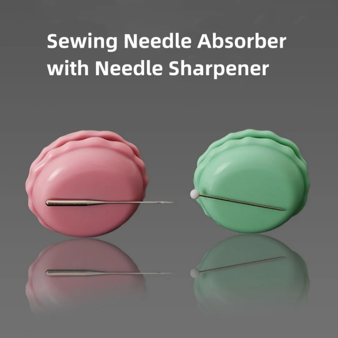 Inne Macaroon Color Hamburger Shaped Needle Aspirator Embroidery 1pc Needle Release Aid Sewing Accessory Magnetic Pin Organizer