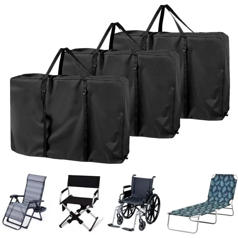 

1/2/3Large Chair Storage Bag-Folding chair/Zero Gravity/Heavy Duty Folding Chair Bag-Carry Bag for Lounge Chair Wheelchair Outdo
