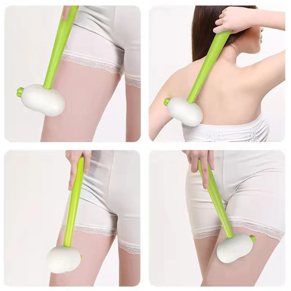 

Soft Rubber Massage Hammer Manual Long Handle Back Massager Muscle Pat Portable Body Massage Tool Relieve Fatigue Improve