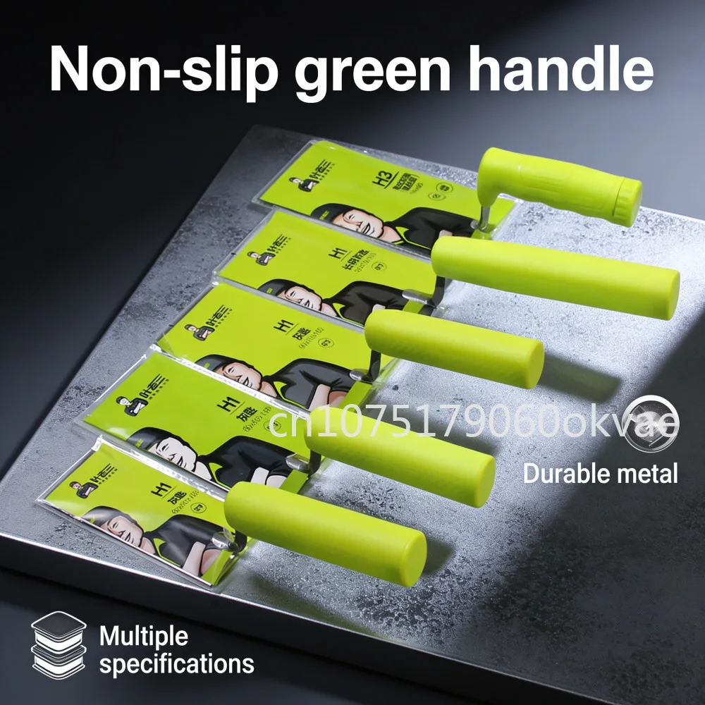 Professional Masonry Trowel 0.9mm Blade Thickness Manual Cement Scraper Tool for Construction Painting and Finishing