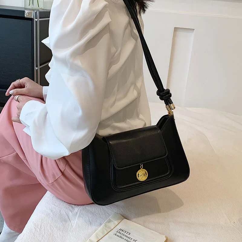 JIAERDI Vintage Red Y2k Handbag Women High Street Elegance Pu Leather Shoulder Bag Ladies Retro Fashion Underarm Bag Aesthetic