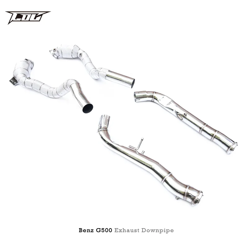 Boska Exhaust Downpipe For Mercedes-Benz G500 2020-2022 High flow catted downpipe Catalytic converter   Exhaust System