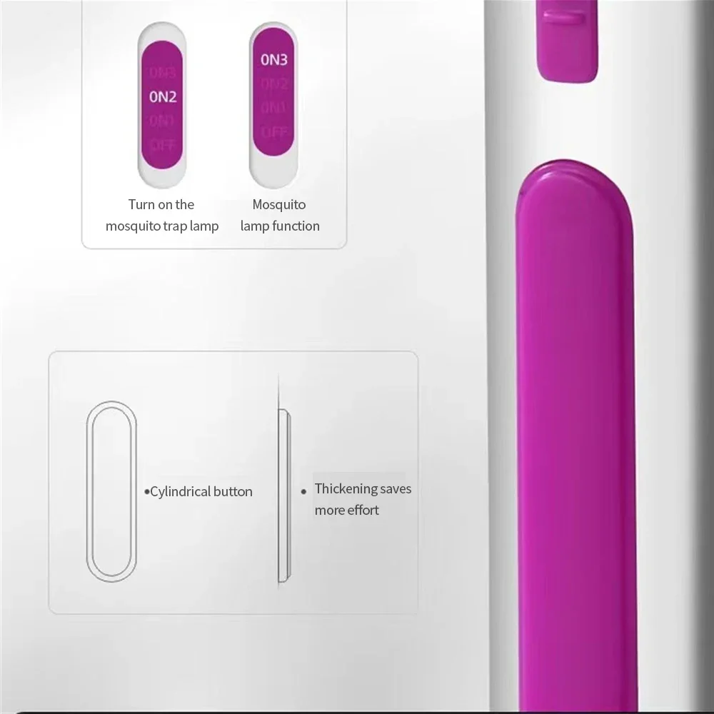 IN 1 elektryczna packa na muchy zabójca z światłem UV łapka na muchy rakieta akumulatorowa rakieta na komary łapka na owady