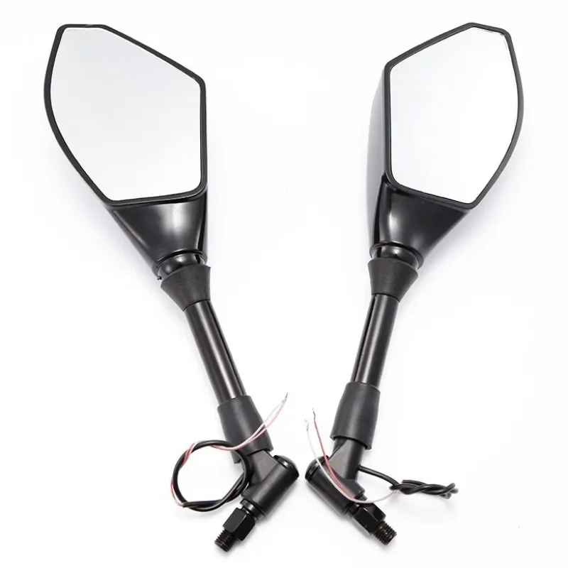 Hot For Hyosung GT125R GT250R GT650R Kawasaki Z750S Ninja 250R 650R 8/10mm Motorcycle Rearview Mirrors LED Turn Signals Lights - view 3