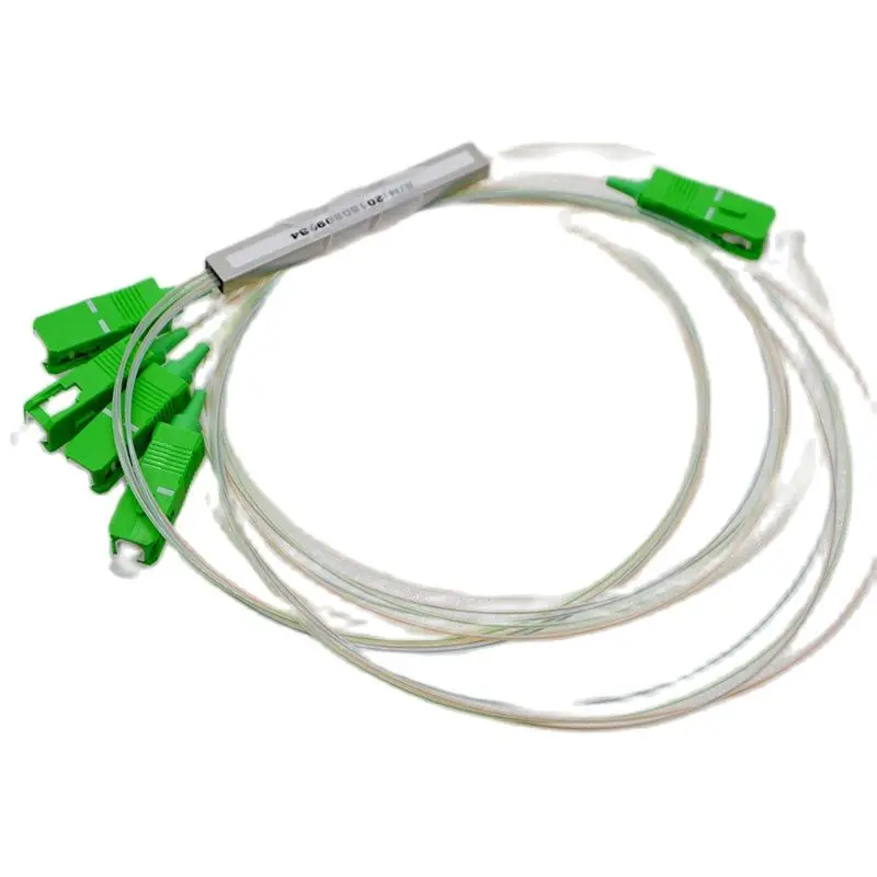 10 Stuks Nieuwe Sc Upc/Apc Fiber Optic Splitter Connector 0.9Mm Single Mode 1:4 Plc Differentiële Splitter Whoesale