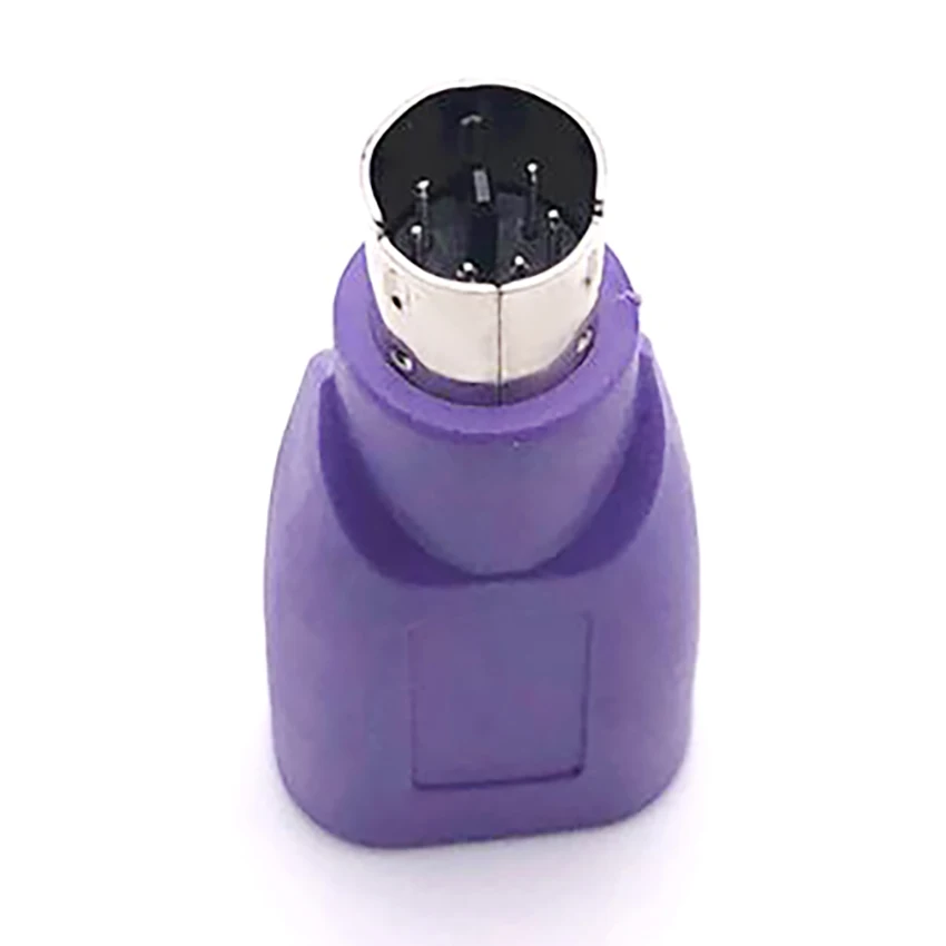 1/3pcs Purple/Green Keyboard Mouse Converter PS2 PS/2 To USB Adapter Converter For Usb Keyboard Mouse Accessories