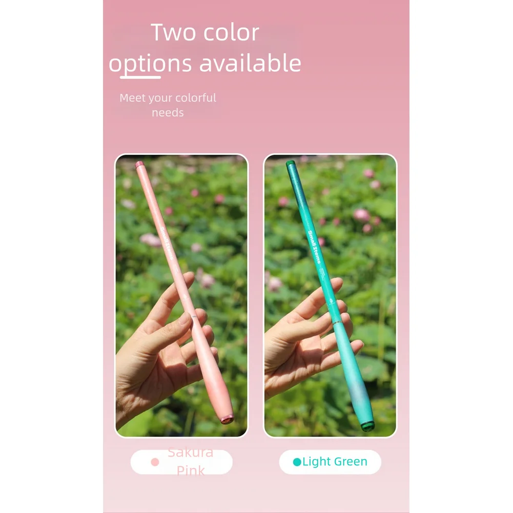 

Compact Fishing Rod Set For Beginners Portable Carbon Stream Rod Soft Pink/Light Green 42cm Collapsed Length Lightweight Carbon