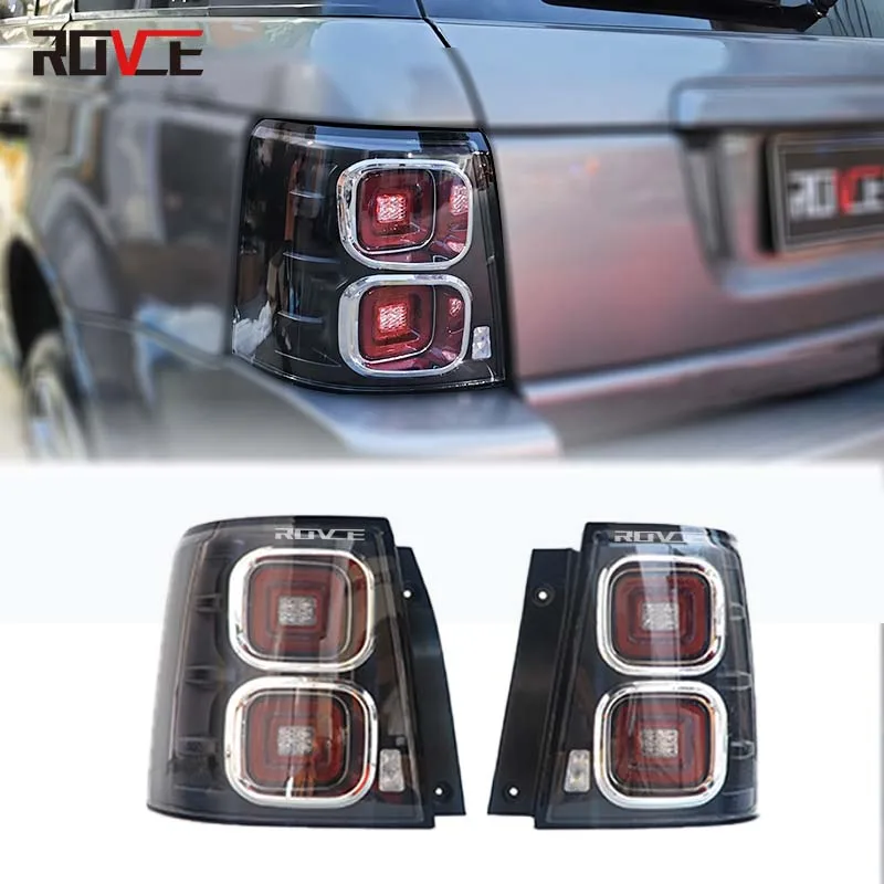 ROVCE Taillight Assembly LED Rear Lights For Range Rover Sport L320 2005-2013 Tail Light Brake Lamp Modified Style Accessories