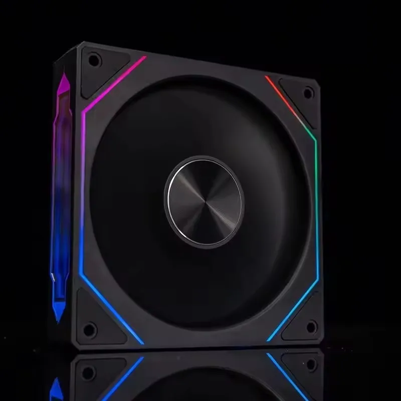 ICE Whale Prism 4RS Infinity Mirror Design ARGB 120mm Chassis Cooling Fan 5V 3PIN Lighting Sync 4PIN PWM PC Case Fan