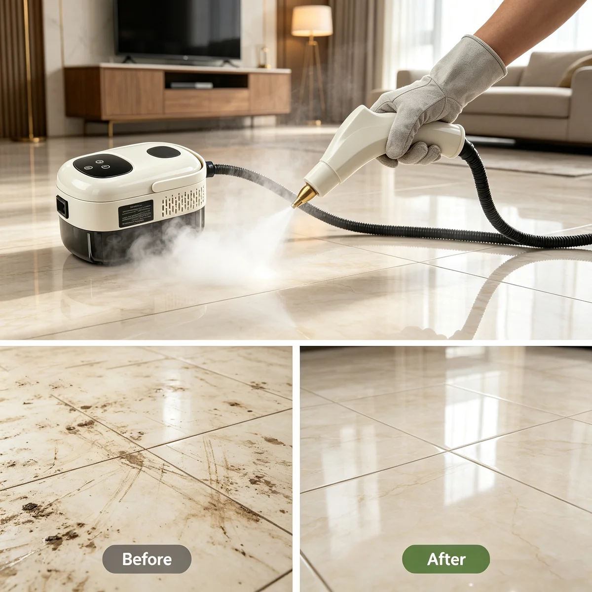 2500W High Pressure High Temperature Household Intelligent Steam Cleaner Air Conditioner Kitchen MotoWash Steam Cleaner US 110V