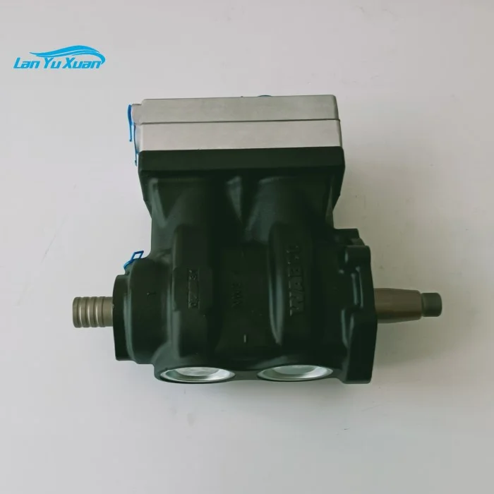 Applicable to Heavy Duty Truck Howo double-cylinder air compressor VG1560060080A double-cylinder air pump Heavy Duty Truck engin