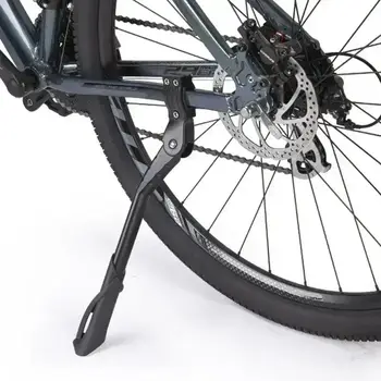 Béquille de vélo réglable en alliage d'aluminium pour VTT/vélos de neige/vélos pliants/vélos électriques, repose-pieds latéral, support pour vélos de 22 à 29 pouces. 10 best sales Béquille - №2