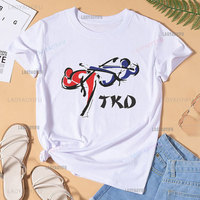 Taekwondo Philosophy Korean Martial Art Taek Crewneck Cotton T-shirt Cheapest Fashion Men T Shirts Shotokan Karate Unisex Tshirt