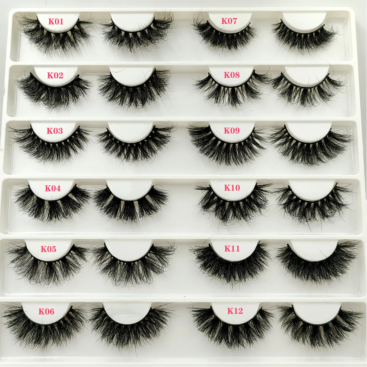 Mink Lashes Wholesale 5/10/20 Pairs Fluffy Real Mink Hair Natural Eyelashes Wholesale Short Wispy Mink Eyelashes Bulk