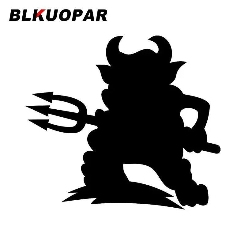 BLKUOPAR Red Devil Car Sticker Scratch-Proof Personality Graphics Fashionable Creative Sunscreen Die Cut Car Door Protector