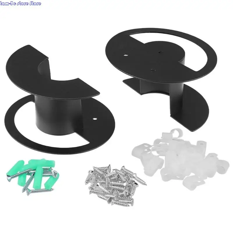 

D0UA Space Saving Cable Organizers Bracket Rustproof Design For Ethernet Cables Car Yacht Wall Mount Applications Accessory