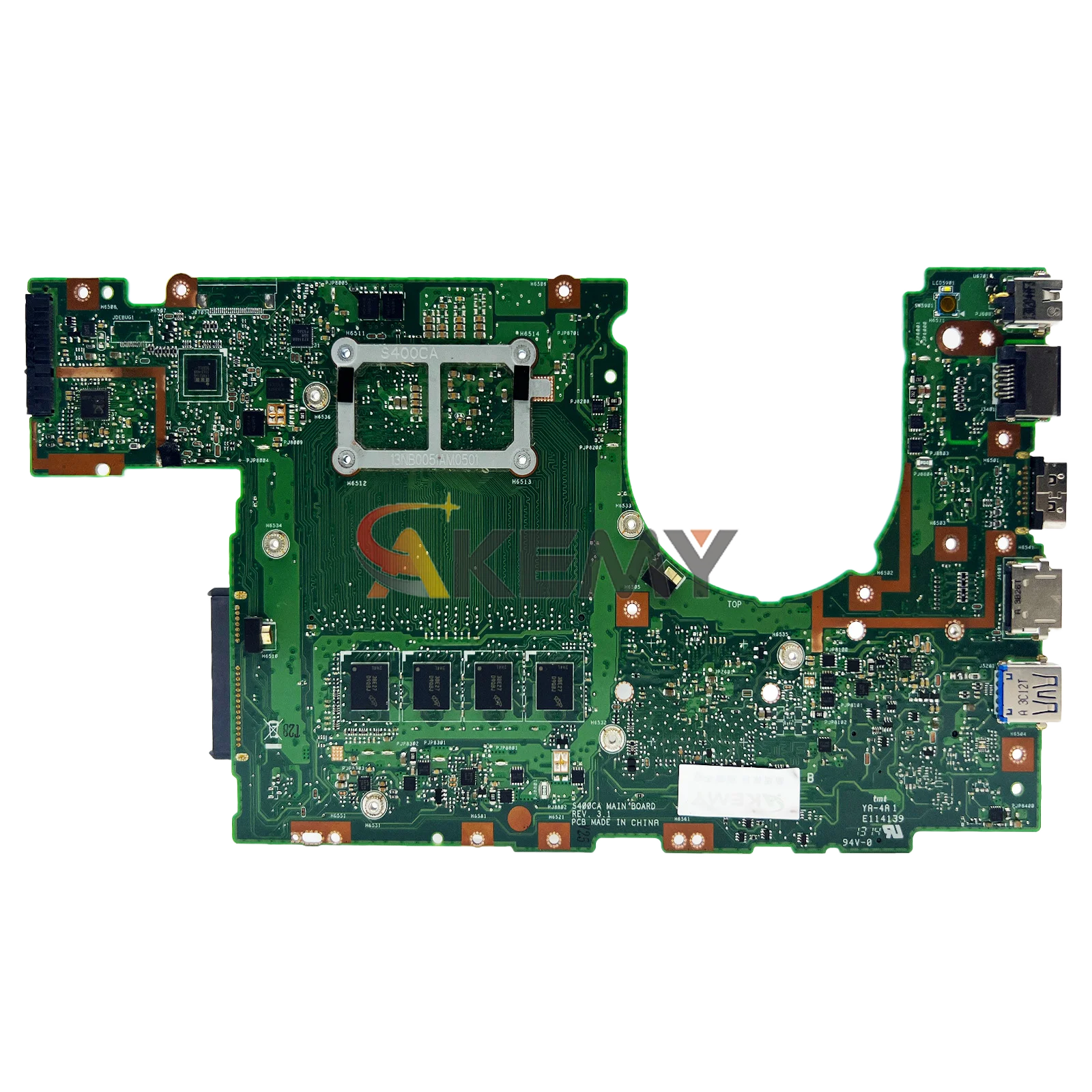 S400CA Laptop Motherboard For ASUS VivoBook S400C S400CA Notebook Mainboard With I3 I5 I7 CPU 100% tests OK fast shipping stk view 3